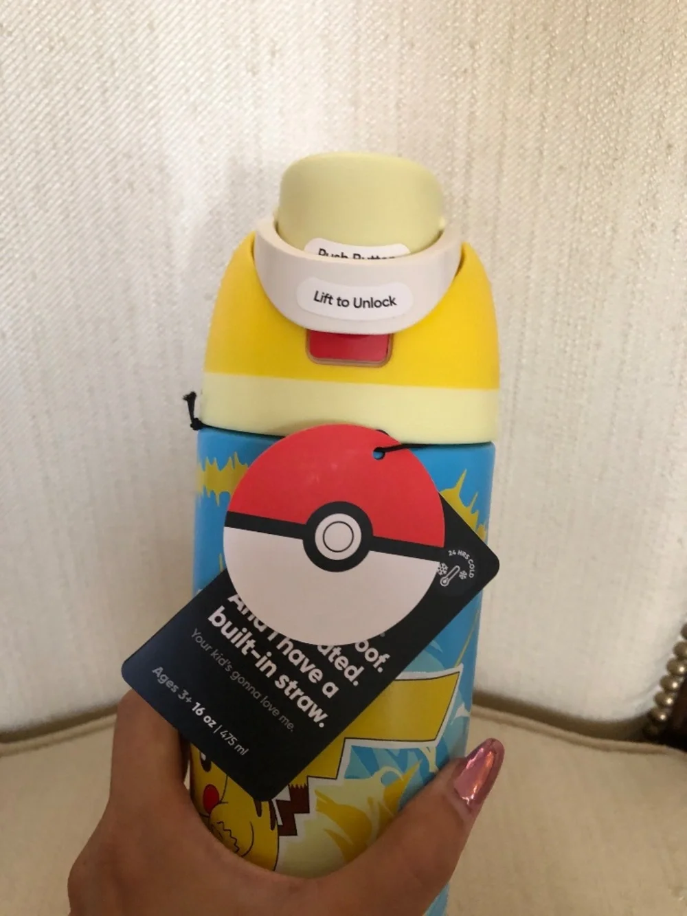 POKÉMON x OWALA FreeSip 16oz with PIKACHU!